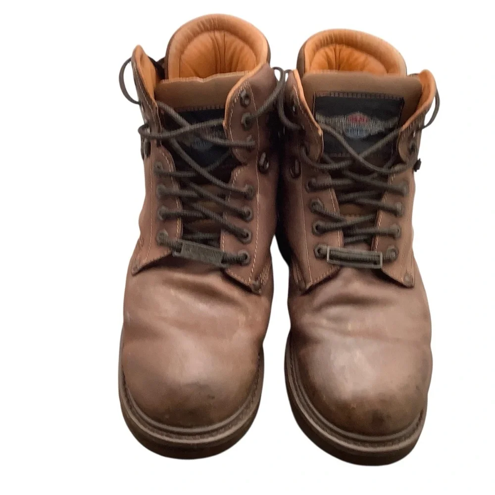 Harley Davidson Men's‎ Brown Leather Boots size 9.5